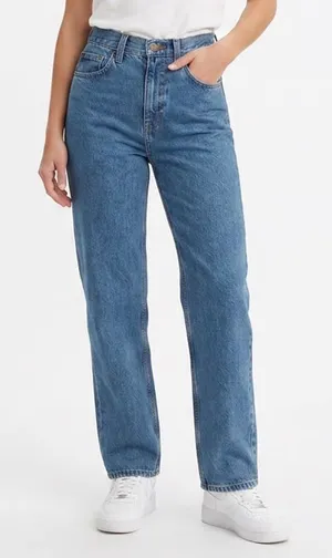 BDG Urban Outfitters Modern Boyfriend Jeans Medium Wash Blue W24 L32 High Rise thumbnail 1