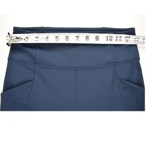 Lululemon Navy Blue High Rise Crop Leggings with Pockets Size 4 23 Inch Inseam thumbnail 4