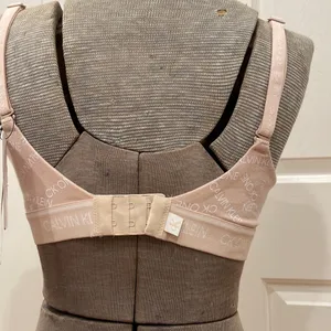 Calvin Klein CK One lightly lined pinkish/beige adjustable strap bra thumbnail 5