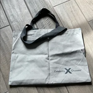Gray Canvas Tote Bag thumbnail 3