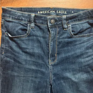 American Eagle Outfitters Dark Blue Skinny Jeggins thumbnail 2
