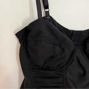 Divided H&M Modern Love Corset Black Lingerie Top Large Mesh Fitted thumbnail 2