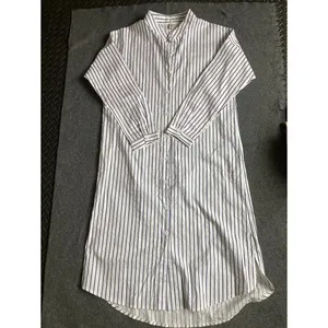 Knitted sweater and Stripes Shirt Dress Women‎ long-Length Shirt Dress thumbnail 4