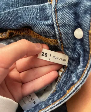 pacsun distressed blue mom jeans size 26 thumbnail 3