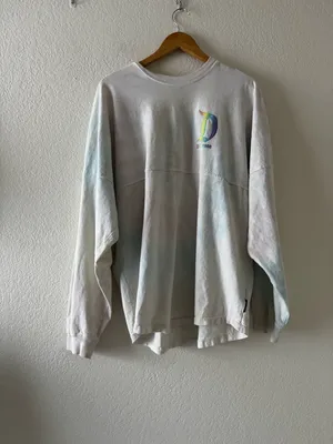 Disneyland Resort Spirit Jersey Pastel Tie Dye Rainbow Glitter Puff Print medium thumbnail 2