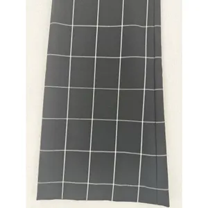 Alfani Windowpane Plaid Pants Women 8 Black White Straight Leg Stretch Trousers thumbnail 6