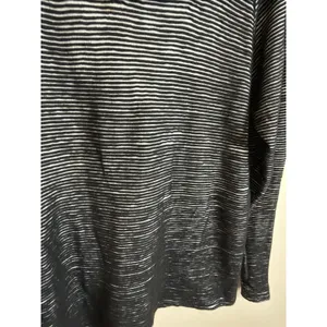 Anthropologie Dolan Striped Cowl Neck Top Black White Long Sleeve Pullover M thumbnail 5