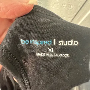 Be Inspired Studio Black Long Sleeve Top Size XL NWT thumbnail 8