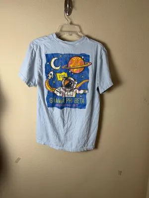 Gamma Phi Beta G Phi Crescent Ball 2023 Space Themed T Tee Shirt Size Medium thumbnail 3