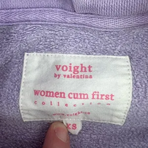 Voight by Valentina women cum first cropped hoodie‎ sz XS thumbnail 3
