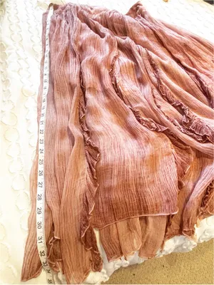 Free People‎ Follow Me Ruffle Skirt size 12 Boho Flowy Airy Ruffle Romantic thumbnail 8
