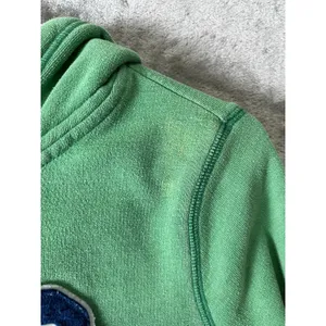 Hollister Y2K Green Zip‎ Up Hoodie 22 Graphic Fitted Zip Jacket Size Medium thumbnail 7