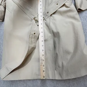 Isaac Mizrahi Trench Coat Womens S Beige Classic Preppy Dark Academia Business thumbnail 11