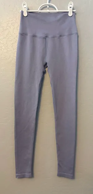 Spiritual Gangster periwinkle blue gray colored leggings size medium large thumbnail 1