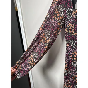 ASOS The Frolic Square Neck Midi Tea Dress With Mesh Sleeves Ditsy Floral Size 6 thumbnail 5