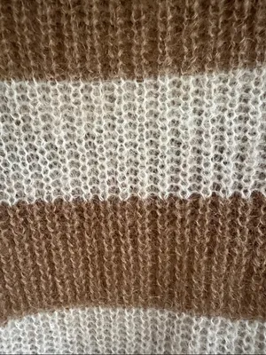 Like New Cloth & Stone Striped Mohair Wool Blend Sweater Size Large thumbnail 8
