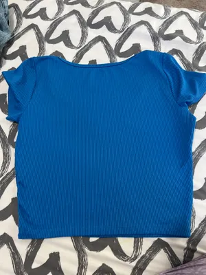 HOLLISTER Ribbed Seamless Fabric Square-Neck Top thumbnail 2