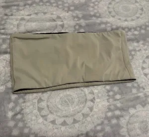 Darc Sport IYKYK "Mia" Energy Bandeau in Cactus Gray thumbnail 2