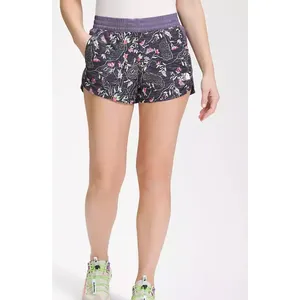 The North Face Shorts Women‎ XL NWT Black Purple IWD Print Hydrenaline 2.75" thumbnail 3