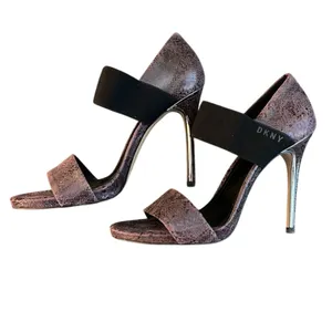 DKNY Iva Stiletto Sandals High Heels- Two Tone Garnet Size 9 thumbnail 7