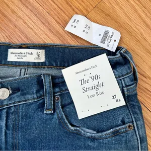 Abercrombie The ‘90s Straight Low Rise Jean thumbnail 2