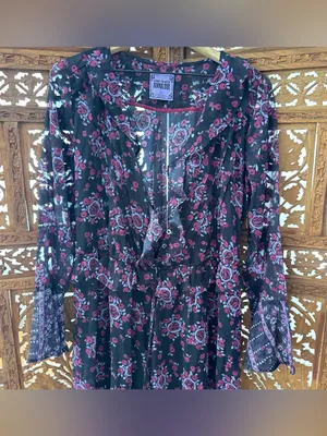 Free people x Anna sui cassiel printed jumpsuit thumbnail 6