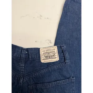 Levis High Slim‎ Straight Jeans Dark Wash Denim Blue High Rise 25 thumbnail 4
