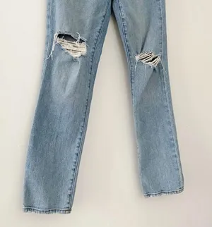 Favorite Daughter The Valentina Super High Rise Cigarette Ankle Jeans in Malibu thumbnail 10