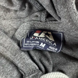 J AMERICA Lightweight Sweatshirt Hoodie Womens Gray Pullover Kangaroo Pocket M thumbnail 3