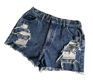 Lee | vintage hand distressed jean shorts thumbnail 1