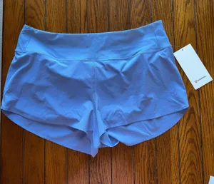 Lululemon Speed Up Short High Rise 2.5” Mesh Vent Prep Blue Size XL Size 12 NWT thumbnail 1