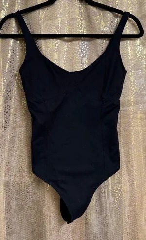Abercrombie & Fitch Black Soft Stretchy Tank Top Bodysuit Small thumbnail 1