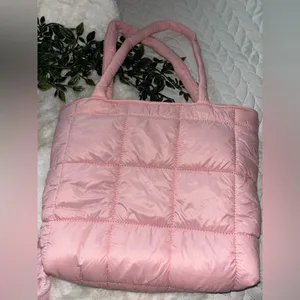 Pretty Feminine Cottagecore Floral Backpack & Puffer purse shoulder bag bundle thumbnail 5