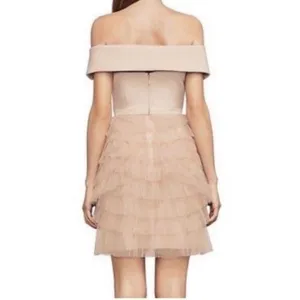 BCBGMaxAzria Ballet Girl Pink Ruffle Dress thumbnail 3