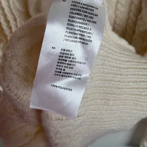 Aelfric Eden Cream Cable Knit‎ Sweater Medium Fisherman Minimalist Cozy Neutral thumbnail 9