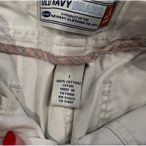 Tan Old Navy straight leg capri pants #tanpants thumbnail 3