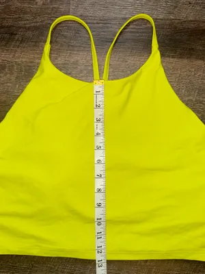 Old Navy Powersoft Neon Strappy Crop Tank Top Size XL thumbnail 3