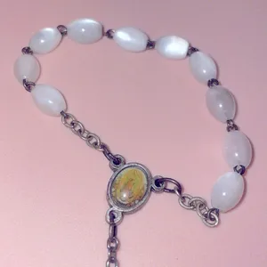 Mini rosary purse charm pearlescent small thumbnail 4