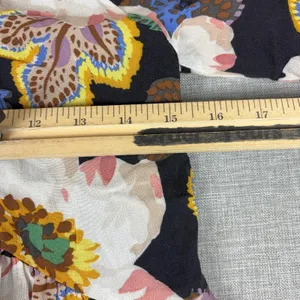 Anthropologie Dress Womens XXS Multicolor Floral V-Neck Long Sleeve Swing Lined thumbnail 7