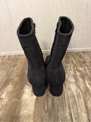 NWOB Bella Vita Classic Black Mid-Calf Block Heel Boots Size 10 Wide thumbnail 14