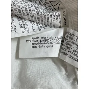 Zara Women's White High Waisted Belted Wide Leg Baggy Palazzo Denim Jeans Size 4 thumbnail 6