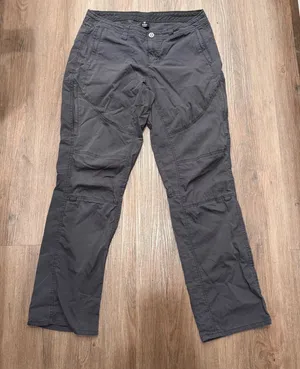 KUHL Legendary Pants Womens 12 Reg Charcoal Gray Hiking Outdoor Utility Trousers thumbnail 1