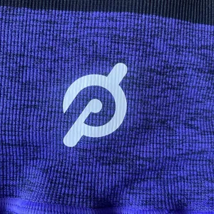 Peloton‎ Seamless Biker Shorts Womens Size Large Purple Space Dye Athletic thumbnail 3