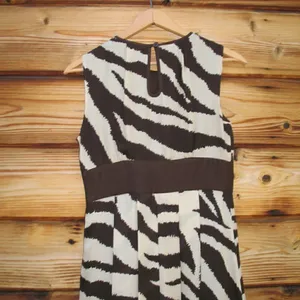 Michael Kors Silk Fit and Flare Print Dress thumbnail 8