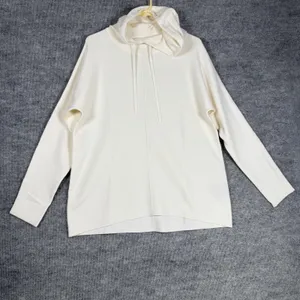 Banana Republic Size-L‎ Womens Pullover Sweater Hoodie Off White thumbnail 3