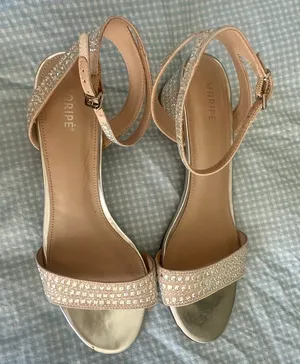 Maripé Women's Tan and Silver dress Sandals thumbnail 1
