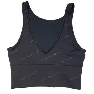 Lululemon Power‎ Pivot Tank Special Edition Black Embossed Everlux Size 8 EUC thumbnail 3