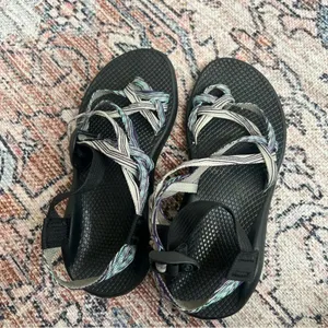 Chacos Women’s ZX2 Classic Double Green/Blue Stripe Size 7 Athletic Sandals thumbnail 5