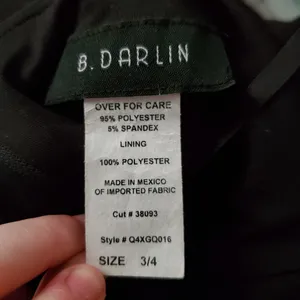 B Darlin Off the shoulder prom dress thumbnail 8