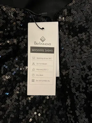 Berlin Nova Black Sequin Dress thumbnail 7